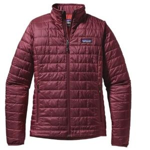 Women's Patagonia Nano Puff Jacket - Oxblood Red